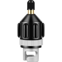 Sup Pump Adapter, Kayak Adapter, Valve Adapter, Multifunctional Inflatable Air Valve Converter for Surfboard, Paddle Board, Kayak(Black)
