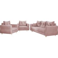 Conjunto de muebles tapizado Veldala 106, Manila 09, Función de descanso, 0, Almacenaje, Tapiz