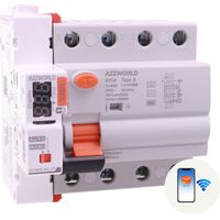 RCCB Interruttore Differenziale Puro WIFI Con Riarmo Automatico Tipo B 3P+N 5M 10000A 63A AC 400V IP20 IEC61008-1 / IEC62423 GYL9, Disponibili 30mA 300mA (30mA)
