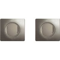 Prêt-à-Poser connectable Céliane pour créer un va-et-vient sans micromodule avec commande sans fils Titanium LEGRAND CT0404