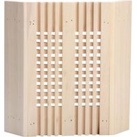 Abat-jour de sauna, abat-jour carré en bois, accessoire de sauna, lampe de sauna, housse de lampe de sauna, kit d'éclairage pour sauna, chambre à vapeur