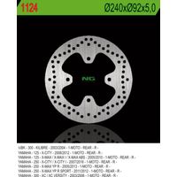Disco freno posteriore Yamaha X-Max/X-City 125/250 05-17 Acciaio 240mm