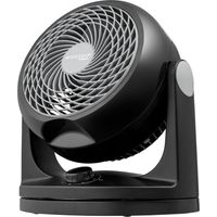 Iris Ohyama, Ventilateur de table silencieux, puissant & portable, 23m², PCF-HD18, Noir