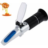 Réfractomètre Manuel pour déterminer brix 0-40% Miel Condensation Lait Huiles Végétales, Sirop de sucre Fruit Confiture Mélasse
