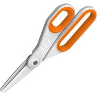Slice 10545 Universalschere Linkshänder, Rechtshänder 198 mm Orange, Weiß