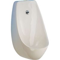 Sanela - Pissoir Domino mit Infrarot-Spülvorrichtung mit Elektronik ALS, Betriebsspannung 6V (Batterien), weiß SLP 17B