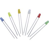 Thomsen LED-3-BLINK-GELB-330 LED bedrahtet Gelb Rund 3 mm 330 mcd 60 ° 20 mA