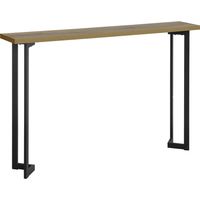 Sobuy – Table console FSB50PF 120x20x75cm – Panneaux de particules et fer – Capacité 50kg – Pieds triangulaires pour stabilité