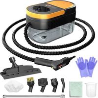 2500W Nettoyeur Vapeur à Main 1600ml - Chauffage de 15s - Haute Pression 3.0 Bar - Vaporisateur Portable avec 12 Accessoires