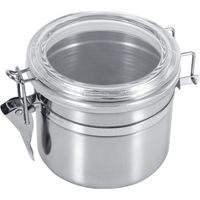 Boîte conteneur acier inoxydable – étanche – grains café – taille S