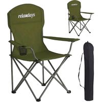 Folding Camping Chairs Set Of 2 - With Carry Bag
