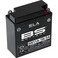 BATTERIA BS 6N11A-1B/3A (FA) 6V 11AH 121X58X130 SENZA MANUTENZIONE - A ACQUA (90A) (10)