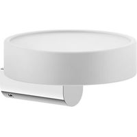 Gessi Rilievo, porte-savon blanc mat pour montage mural,