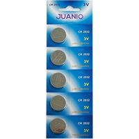 Lot de 5 Piles lithium bouton plates 3V type CR2032 - Juanio -