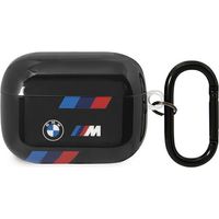 BMW Tricolor Stripes - AirPods Pro 2 Hülle (Schwarz)