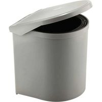 Elletipi Ring - Cestino integrato, 10 L PP602/1 C10