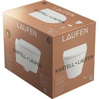 LAUFEN Kartell Ensemble de WC suspendu, 545x370mm, à fond creux,