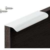 1 unsichtbarer Griff für Küche, Möbel, Bad, Schrank und Schublade – verdeckter Griff für Schranktüren, 64 mm Lochabstand