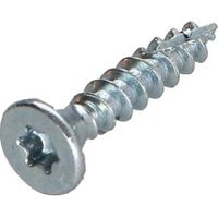 Vis bois TEKOR Tête fraisée Cranté 4X16 TORX T20 Acier zingué Filetage total Pointe antifendage type 17 - 30 pièces