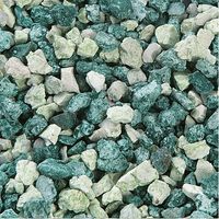 Gravier décoratif vert bleu pour aquarium 900 g