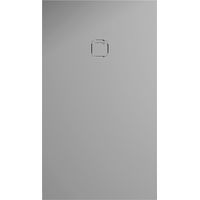 Piatto doccia rettangolare 100x160 cm effetto liscio marmoresina HARMONY Cemento