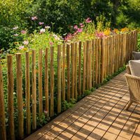 Ganivelle en Châtaignier Certifié PEFC - 5m x 1,20m - Espacement 6-7cm