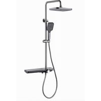 Set Colonna Doccia Saliscendi Con Miscelatore Rubinetto Soffione Doccetta 87348