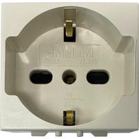 PRESA SCHUKO + SICUREZZA VENUS MARLANVIL - VOLT 250 A 10/16 2P+T- 3 pezzi