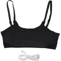 Soutien-gorge massageur poitrine, vibrations linéaires silencieuses, stimulation multidirectionnelle, appareil relaxant pour poitrine