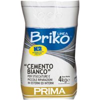 LINEA BRIKO CEMENTO BIANCO DA 4 KG Q.TA 4