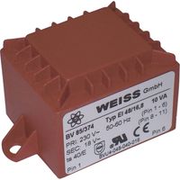 Weiss Elektrotechnik 85/372 Transformateur pour circuits imprimés 1 x 230 V 1 x 12 V/AC 10 VA 833 mA