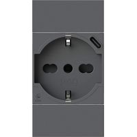 4 box p40 usb 3.0a pour bticino living now noir 4b.kg.p40.usb