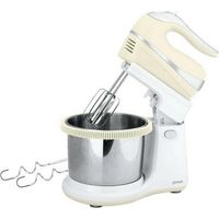 Elektrischer Handmixer 500 W mit Vintage-Stahlschüssel Zephir Zhc467C