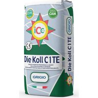Die koll adesivo cementizio grigio c1te 25kg per piastrelle interni ed esterni