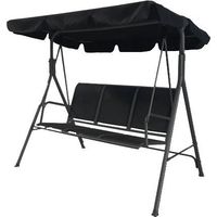 Canapé Swing 3 personnes - gris - 180 x 100 x 170 cm