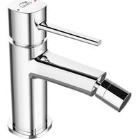 Batteria bidet da appoggio con piletta – design moderno cromato