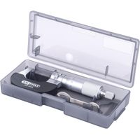Kstools – Micromètre 0-25mm selon DIN 863 – Système d'avance à cliquet – Fuseau en acier durci – Précision +/- 0,01mm