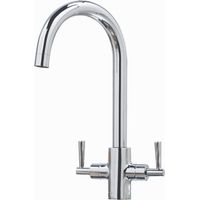 Orbit Kingston Kitchen Sink Mixer Tap Dual Handle - Chrome