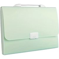 Classeur accordéon treize pochettes avec poignée étui imperméable format A4 pour documents et organisation