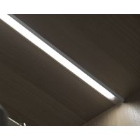 L&S Einbauleuchte Miska Sensor 4,6W 500mm neutralweiß LED mit Bewegungsmelder, flach, alu
