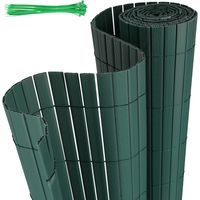 Randaco Canne in PVC per giardino, balcone e terrazza – Frangivista e frangivento, Adatto per giardini su balconi Verde 90 x 500cm