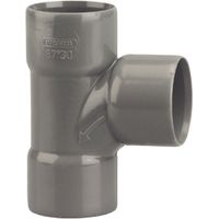 PVC-Doppelmuffe wavin 87°30 langlebig wasserdicht