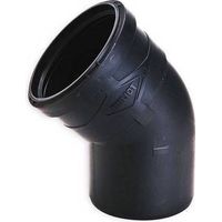 CURVA IN PPR BLACK ULTRA SILENT Misura: DN 32 87°