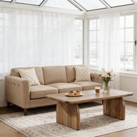 Table basse de style moderne, Table basse spacieuse, Table centrale de style rustique, Table basse de salon (Table basse uniquement)