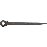 KS Tools - Clé à cliquet à douille réversible spéciale montage échafaudage, 19x22 mm - 522.1922