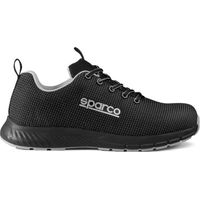 Chaussures de se'curite' Sparco Traction Asan noires S3P No47 mode'le sport re'sistant a' l'eau avec embout en fibre de verre non magne'tique Nero/Silver 47