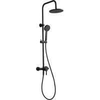 Essebagno Target columna de ducha mecánica negra