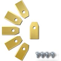 45 x Titanium Knife Blades for All Husqvarn/Automower/Yardforce/Gardena Robotic Lawn Mowers(3g-0.75mm) with 45 Screws, Replacement Blades for Models 105,310,315,320,420,430x,r40i