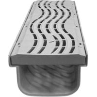 Kit Canal de Evacuación Reforzada y Rejilla de Piscina - 500x130x90 mm - Adequa