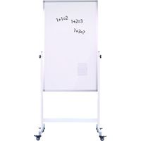 Lavagna mobile - Bifacciale - 80x120 cm - Cornice bianca